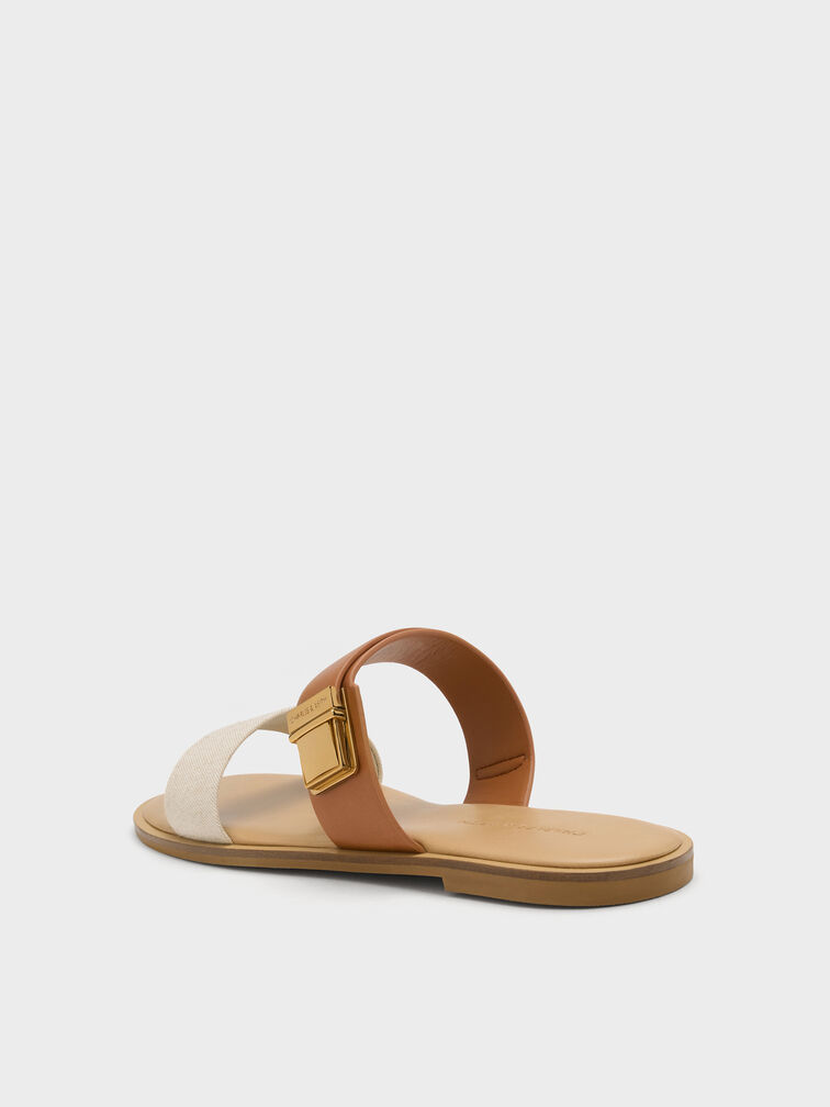 Dove Canvas Double-Strap Sandals, Multi, hi-res