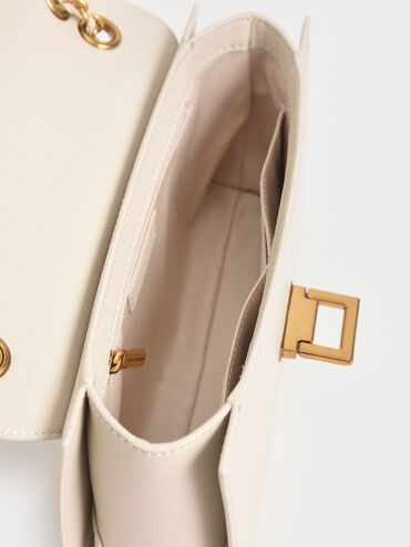 Everline Braided-Strap Shoulder Bag, Cream, hi-res