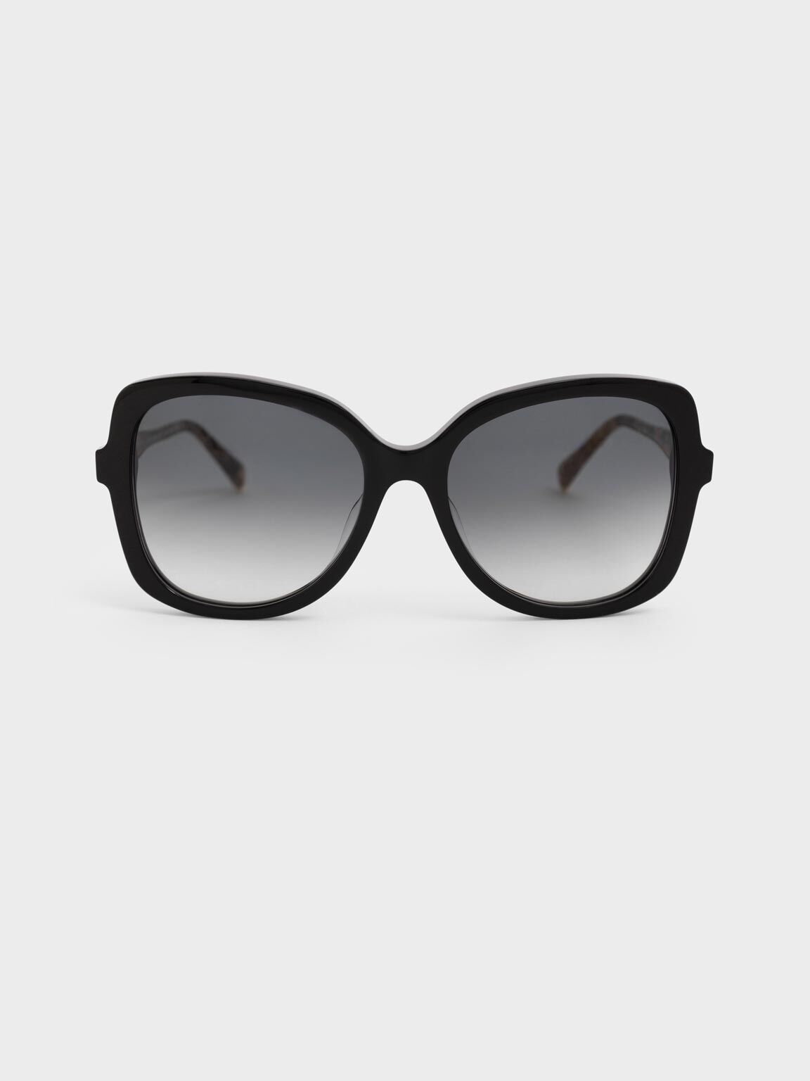 Black butterfly sunglasses outlet