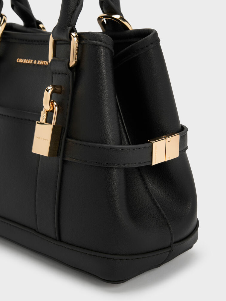 Mini Scottie Tote Bag, Black, hi-res