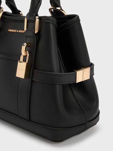 Mini Scottie Tote Bag, Black, hi-res