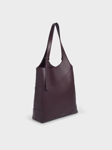 Trin Tote Bag, Plum, hi-res