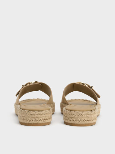 Kaida Faux Suede Buckled Espadrille Sandals, Sand2, hi-res