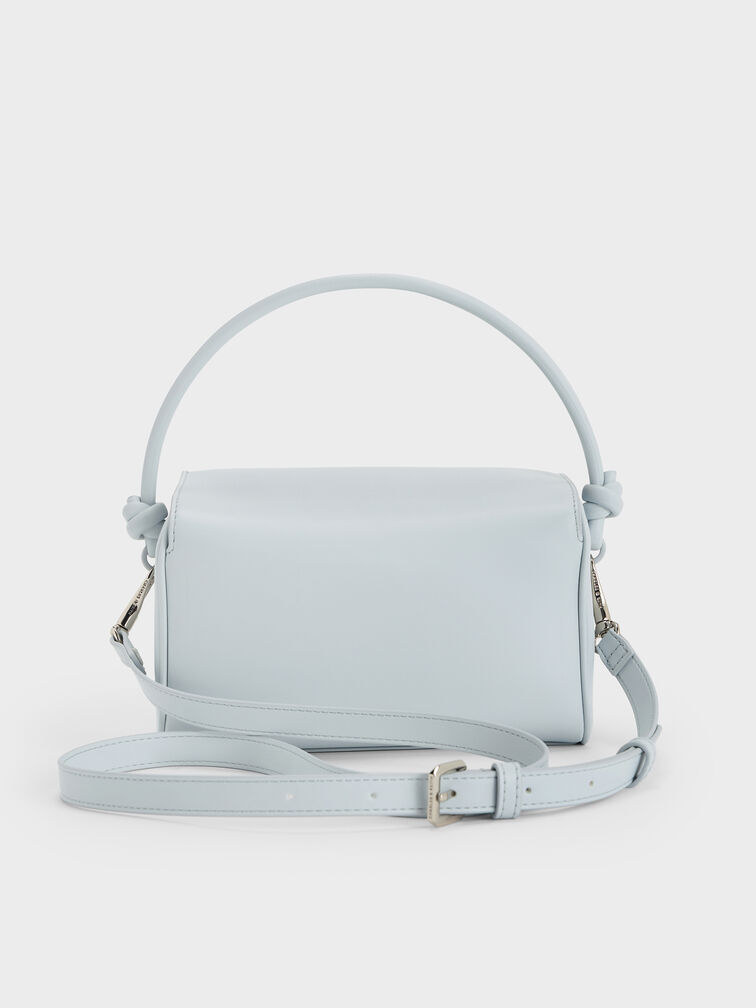 Sammie Knotted-Handle Boxy Bag, Sea Salt Blue, hi-res