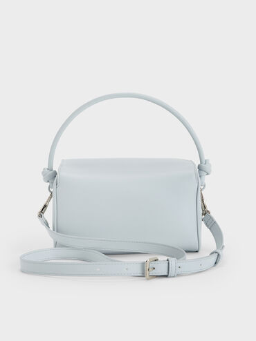 Sammie Knotted-Handle Boxy Bag, Sea Salt Blue, hi-res