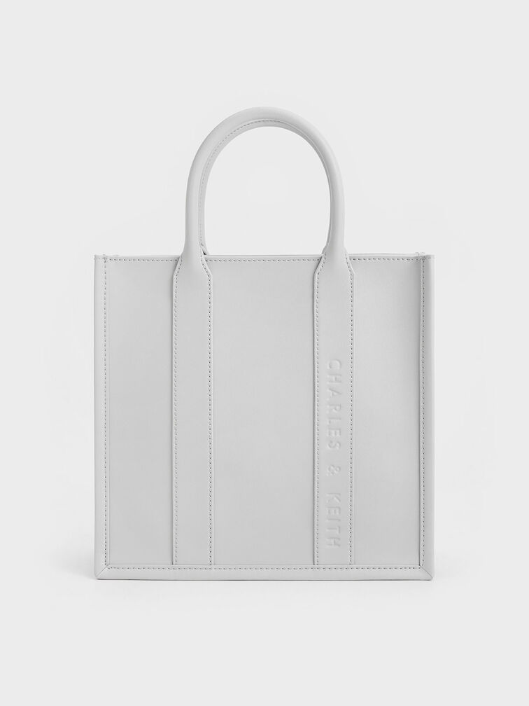 Clover Tote Bag, Grey, hi-res