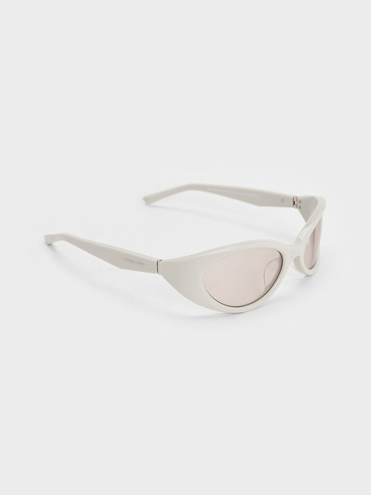 Eden Oval Sports Sunglasses, Chalk, hi-res