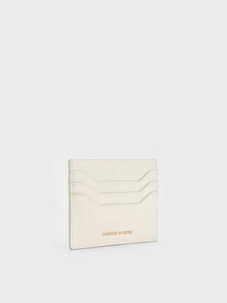 Carli Multi-Slot Card Holder, Cream, hi-res