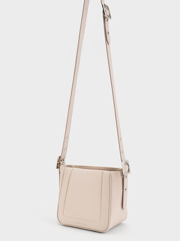 Petra Boxy Bucket Bag, Oat, hi-res