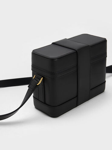 Bronte Boxy Crossbody Bag, Black, hi-res