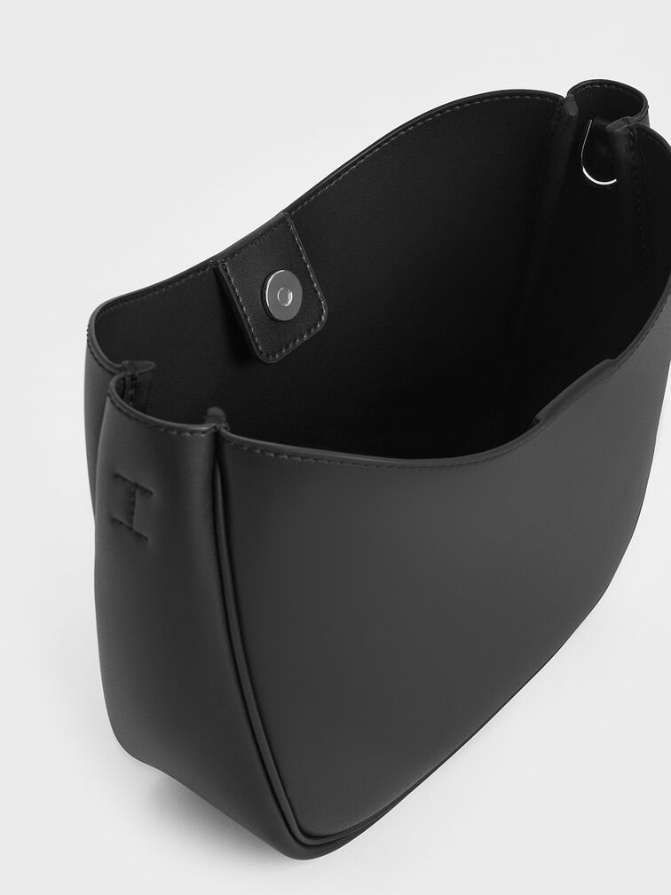 Robyn Chain-Handle Bag, Noir, hi-res
