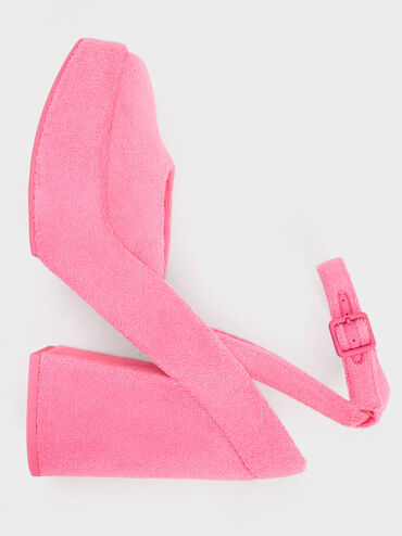 Loey Ankle-Strap Platform Pumps, Pink, hi-res