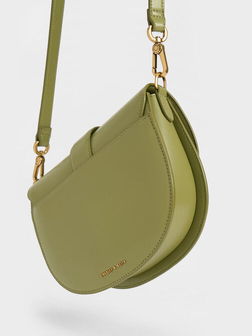Gabine Saddle Bag, Pistachio, hi-res