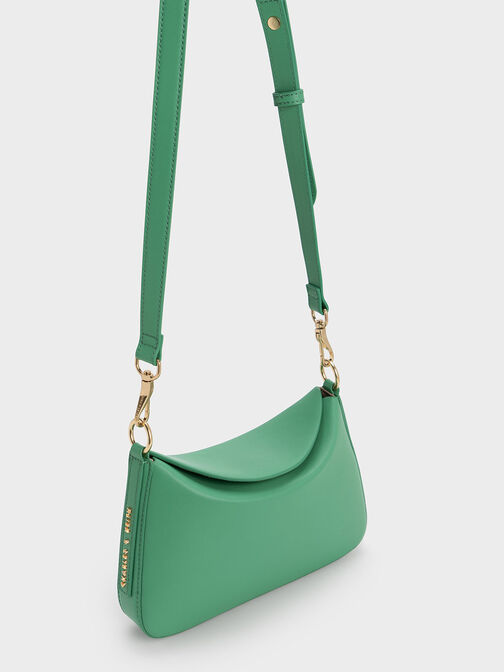 Catena Chain-Handle Bag, Green, hi-res
