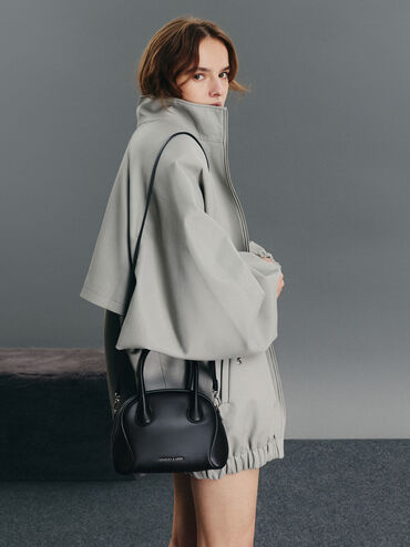 Nelly Bowling Bag, Noir, hi-res