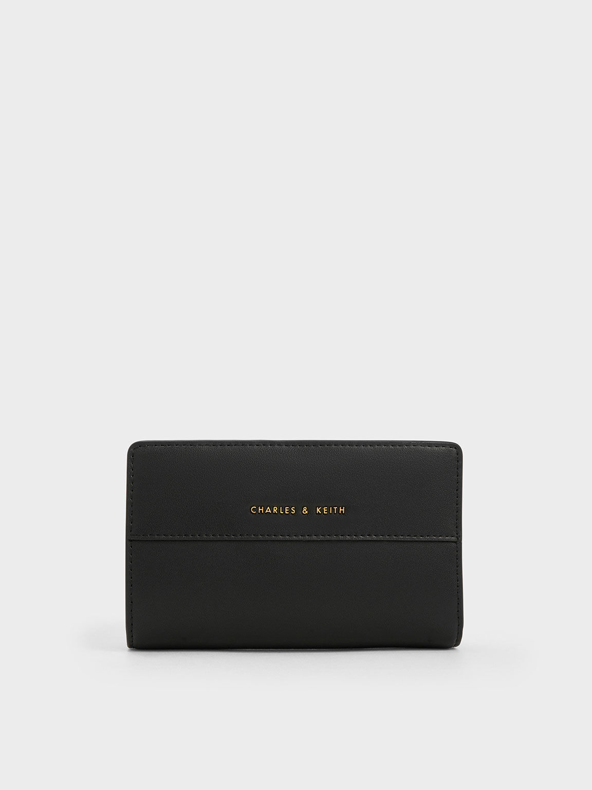 Black Cadence Top-Zip Wallet - CHARLES & KEITH IN