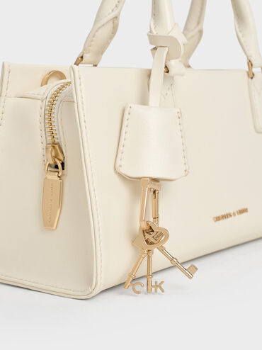 Mini Kerry Top Handle Bag, Cream, hi-res