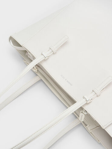 Sansa Tote Bag, White, hi-res