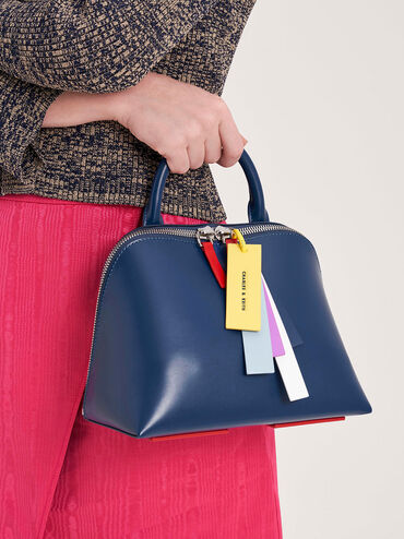 Carey Bowling Bag, Navy, hi-res