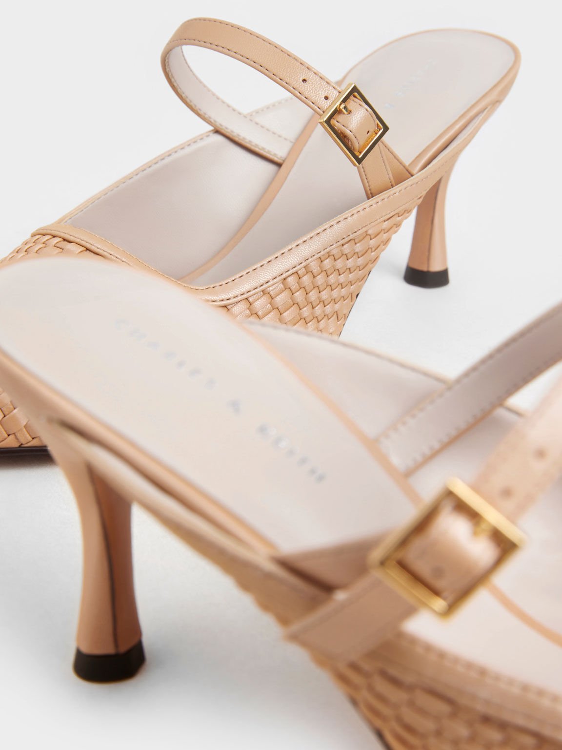 Camel heeled mules store