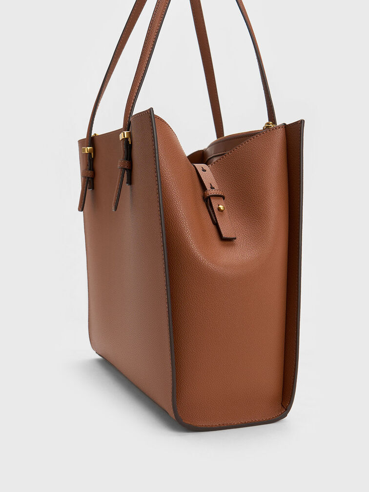 Sansa Tote Bag, Chocolate, hi-res