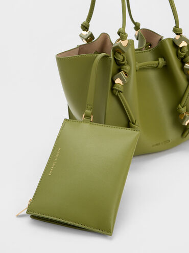 Cube Trapeze Tote Bag, Pistachio, hi-res