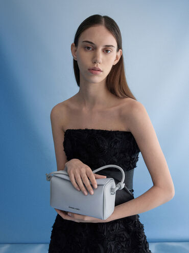 Sammie Knotted-Handle Boxy Bag, Sea Salt Blue, hi-res