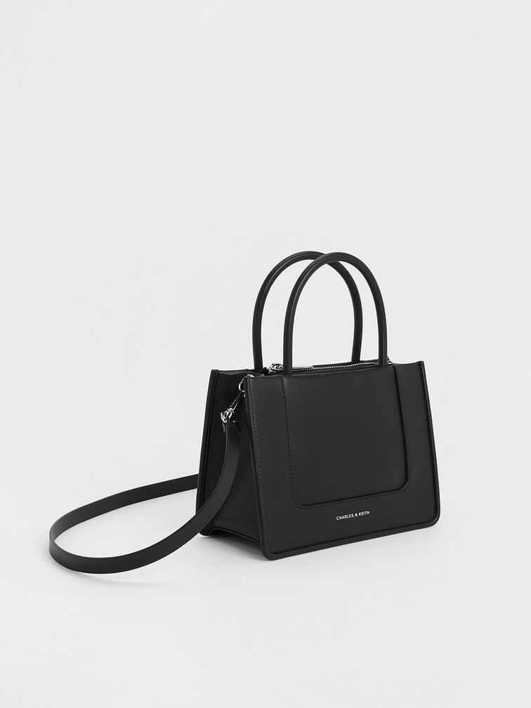 Mini Daylla Tote Bag, Noir, hi-res