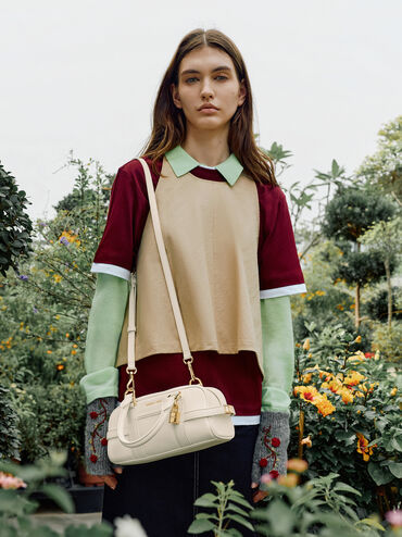 Scottie Bowling Bag, Cream, hi-res