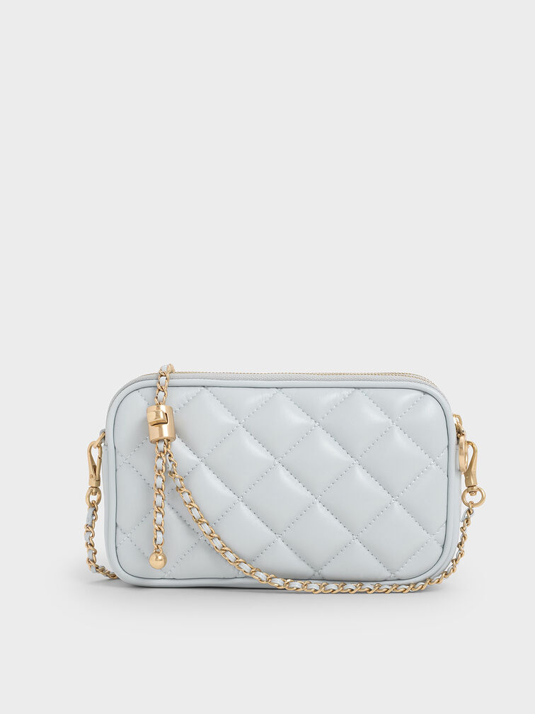Mini Apfra Quilted Crossbody Bag, Sea Salt Blue, hi-res