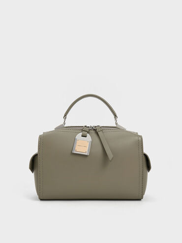 Austen Top Handle Bag, Khaki, hi-res