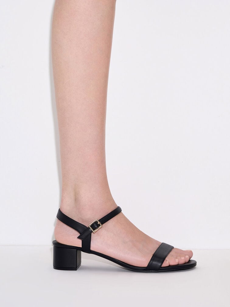 Alec Block-Heel Ankle-Strap Sandals, Black, hi-res
