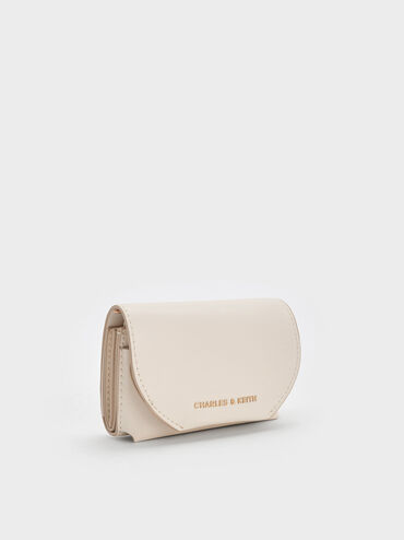 Enola Front Flap Wallet, Cream, hi-res