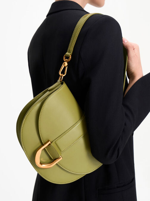Gabine Saddle Bag, Pistachio, hi-res