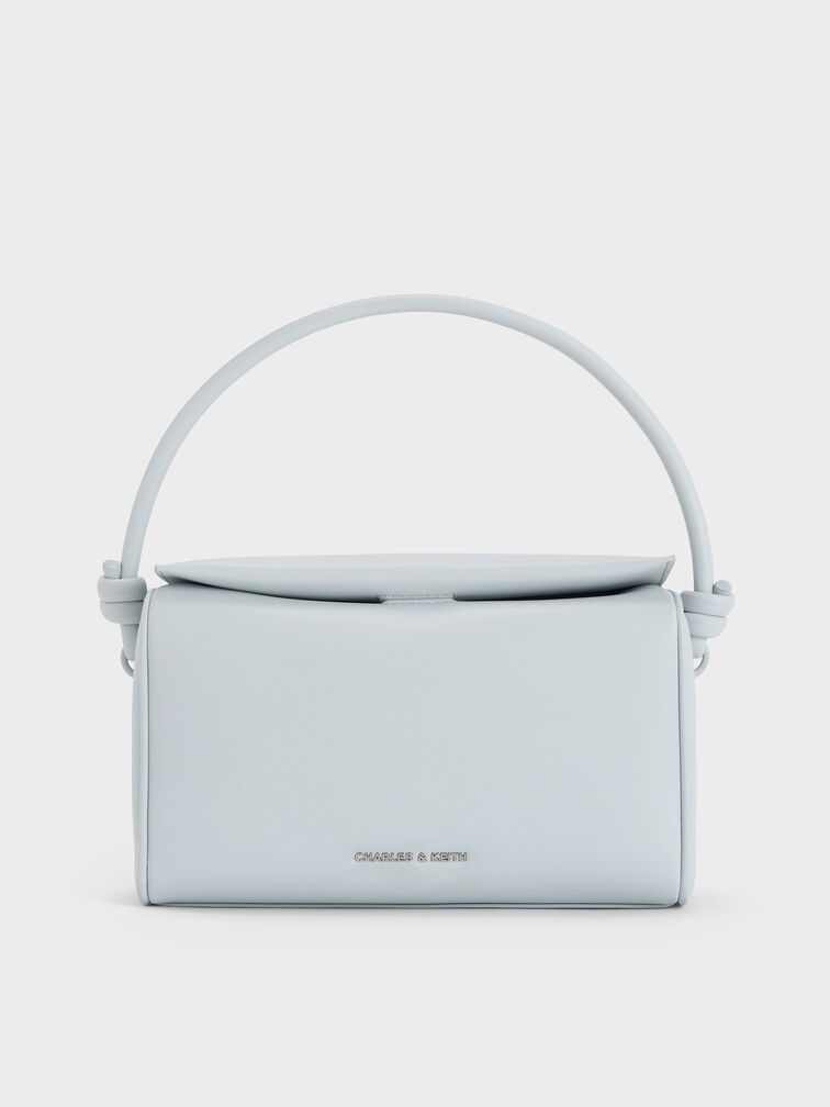 Sammie Knotted-Handle Boxy Bag, Sea Salt Blue, hi-res