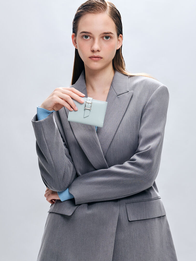 Bryna Belted Wallet, Sea Salt Blue, hi-res
