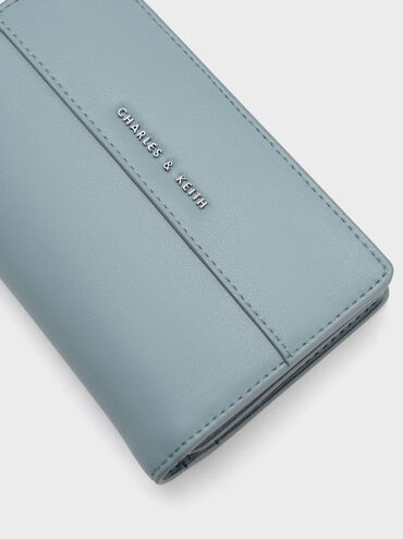 Cadence Top-Zip Wallet, Slate Blue, hi-res