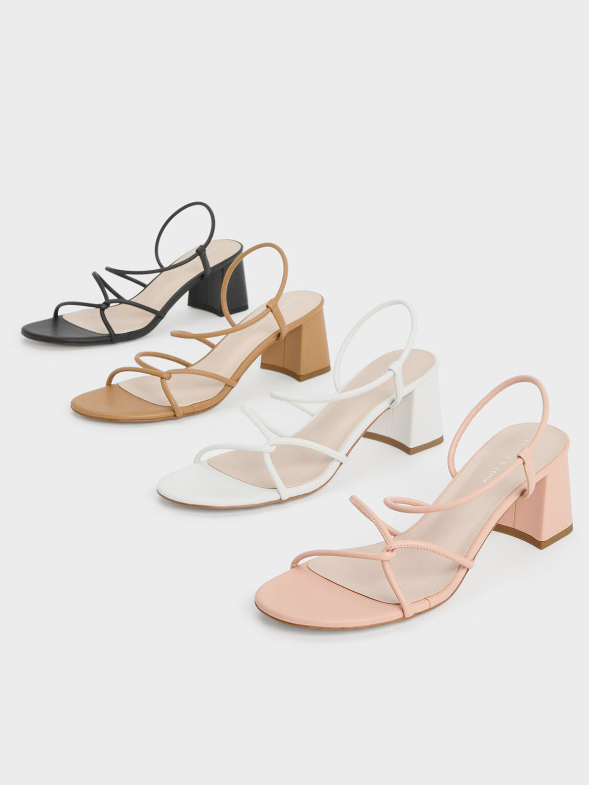 Public Desire Pink Pointed Toe Stiletto Heel Sandals | New Look