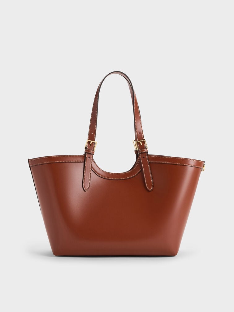 XL Enola Tote Bag, Brick, hi-res