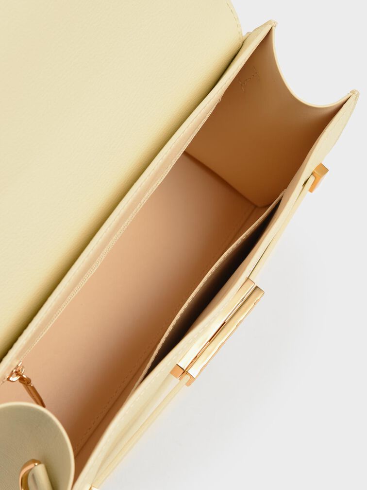 Sabrina Envelope Shoulder Bag, Butter, hi-res