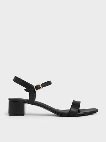 Alec Block-Heel Ankle-Strap Sandals, Black, hi-res