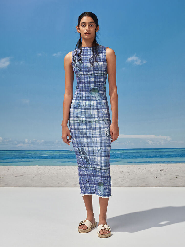 Buckled Espadrille Sandals, Cream, hi-res