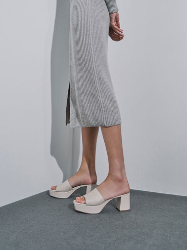 Platform Mules, Chalk, hi-res