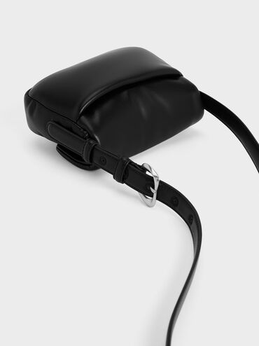 Moore Padded Shoulder Bag, Noir, hi-res