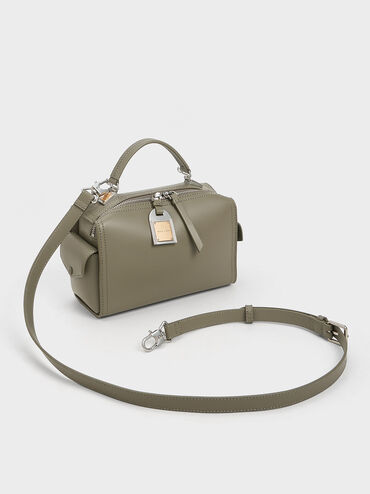 Austen Top Handle Bag, Khaki, hi-res