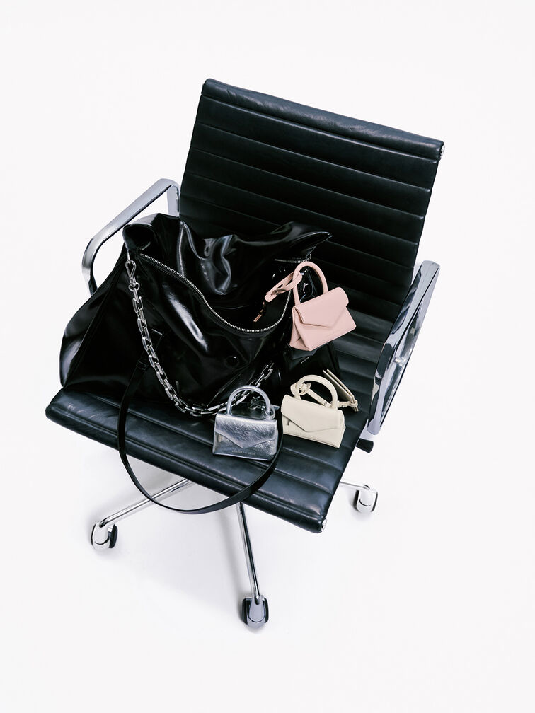 Andromeda Micro Bag Charm, Cream, hi-res