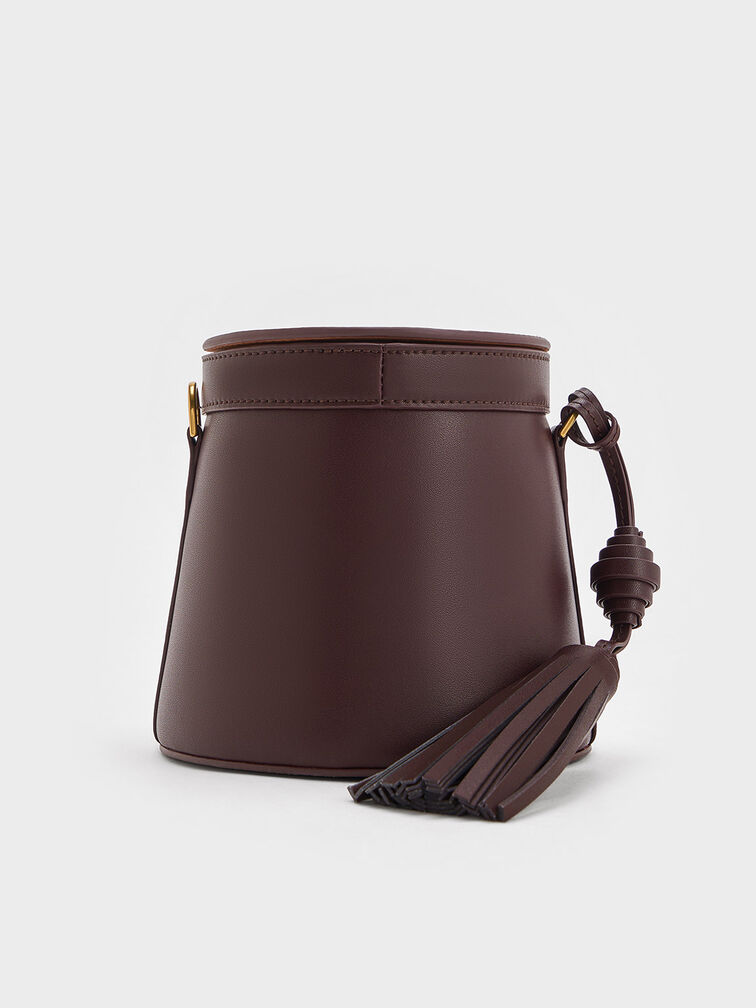 Sianna Bucket Bag, Plum, hi-res