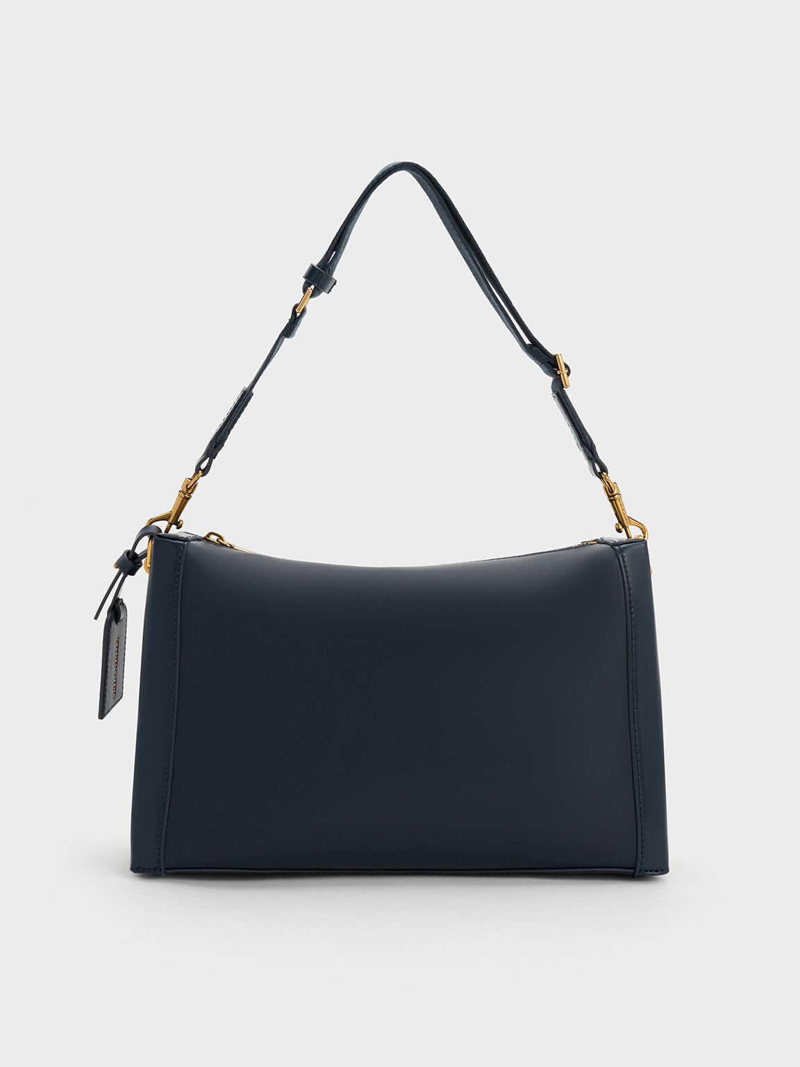 Cordele Slouchy Shoulder Bag, Navy, hi-res