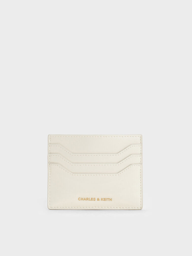Carli Multi-Slot Card Holder, Cream, hi-res
