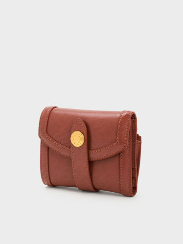 Este Belted Small Wallet, Mocha, hi-res